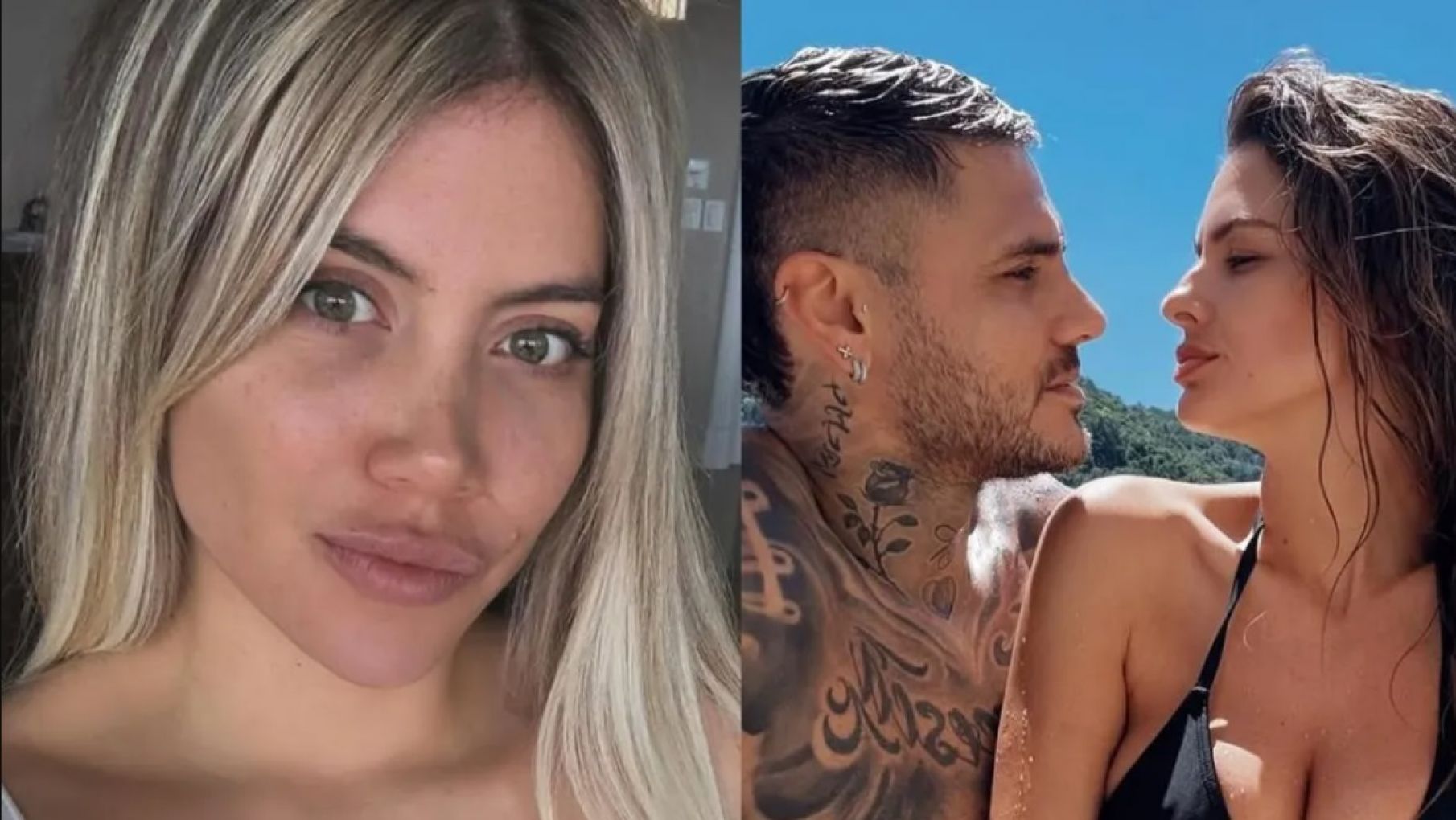 Icardi se tapó el tatuaje que le dedicó a Wanda Nara y así lo mostró la China Suárez